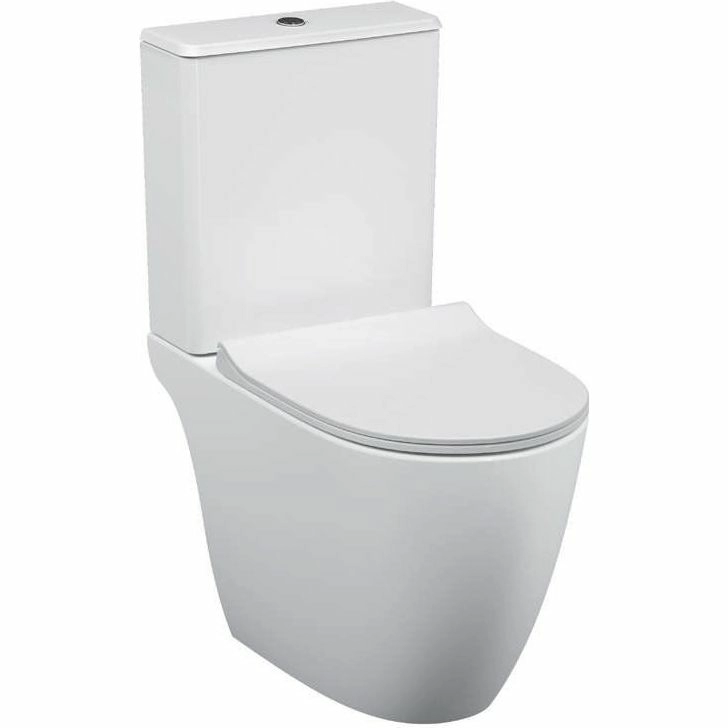 Унитаз напольный безободковый Vitra Sento Rim-ex Open-back, 9830B003-7204