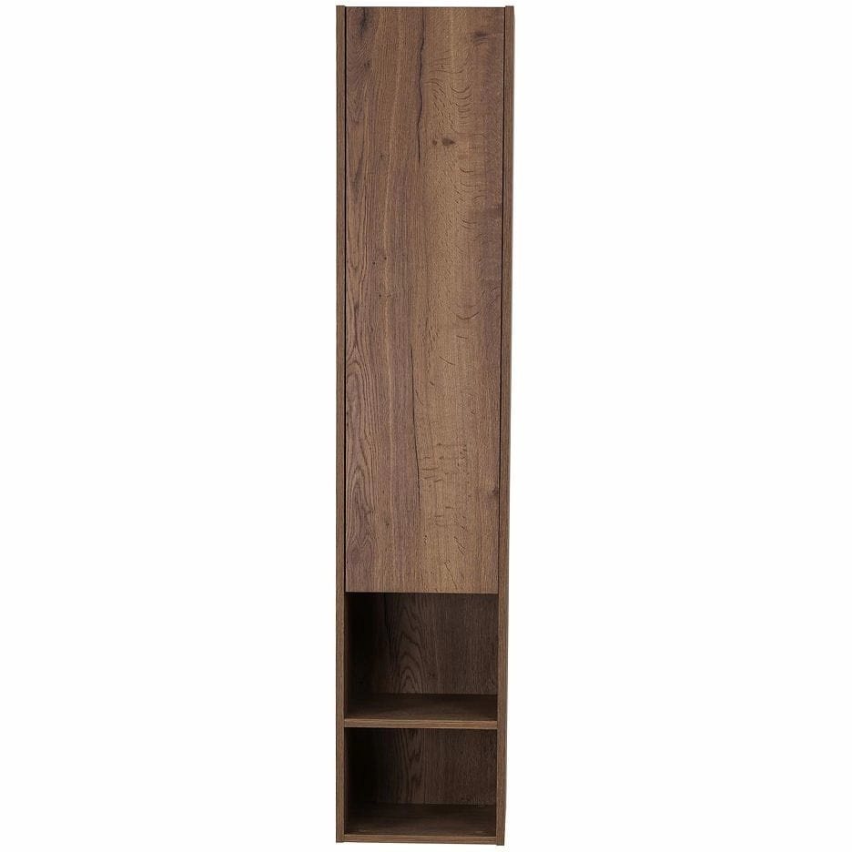 Шкаф подвесной BelBagno с распашной дверцей и открытой полкой Kraft 33 Rovere Tabacco