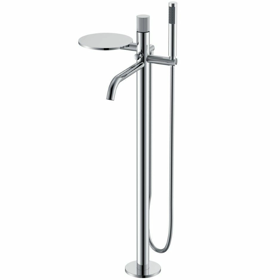 Напольный смеситель для ванны Boheme Stick Linea Chrome, 129-CRCR.3