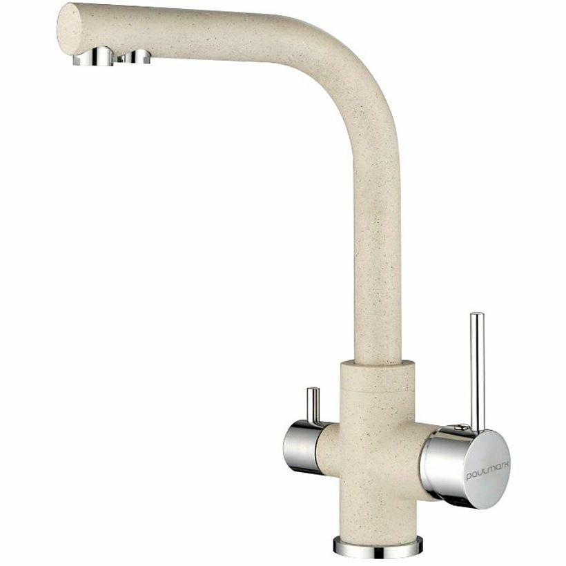 Смеситель для кухни Paulmark Essen бежевый, Es213011-328