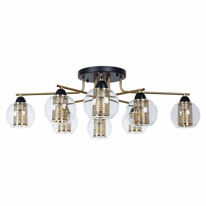 Потолочная люстра Arte Lamp Manchester, A7045PL-8BK