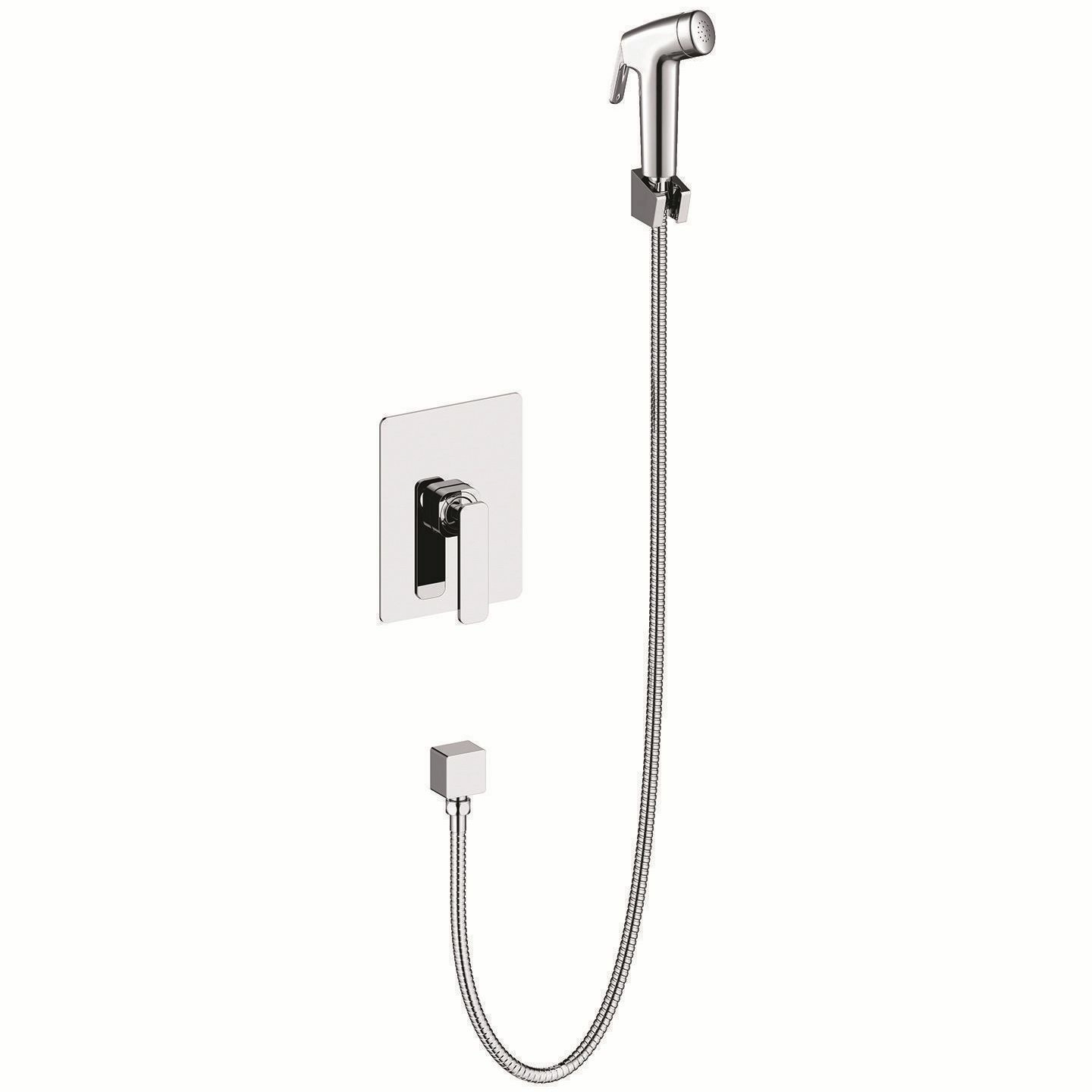 Смеситель встроенный с гигиеническим душем Timo Torne Chrome, 4359/00SM