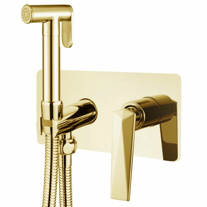 Смеситель гигиенический Boheme Venturo Gold, 387