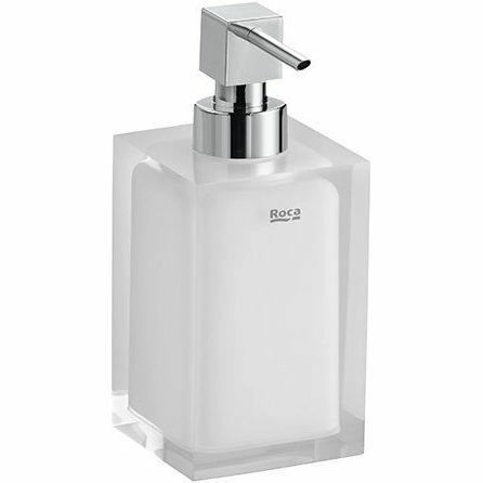 Дозатор для мыла белый Roca Ice, A816861009