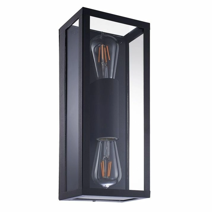 Уличный настенный светильник Arte Lamp Belfast, A4569AL-2BK