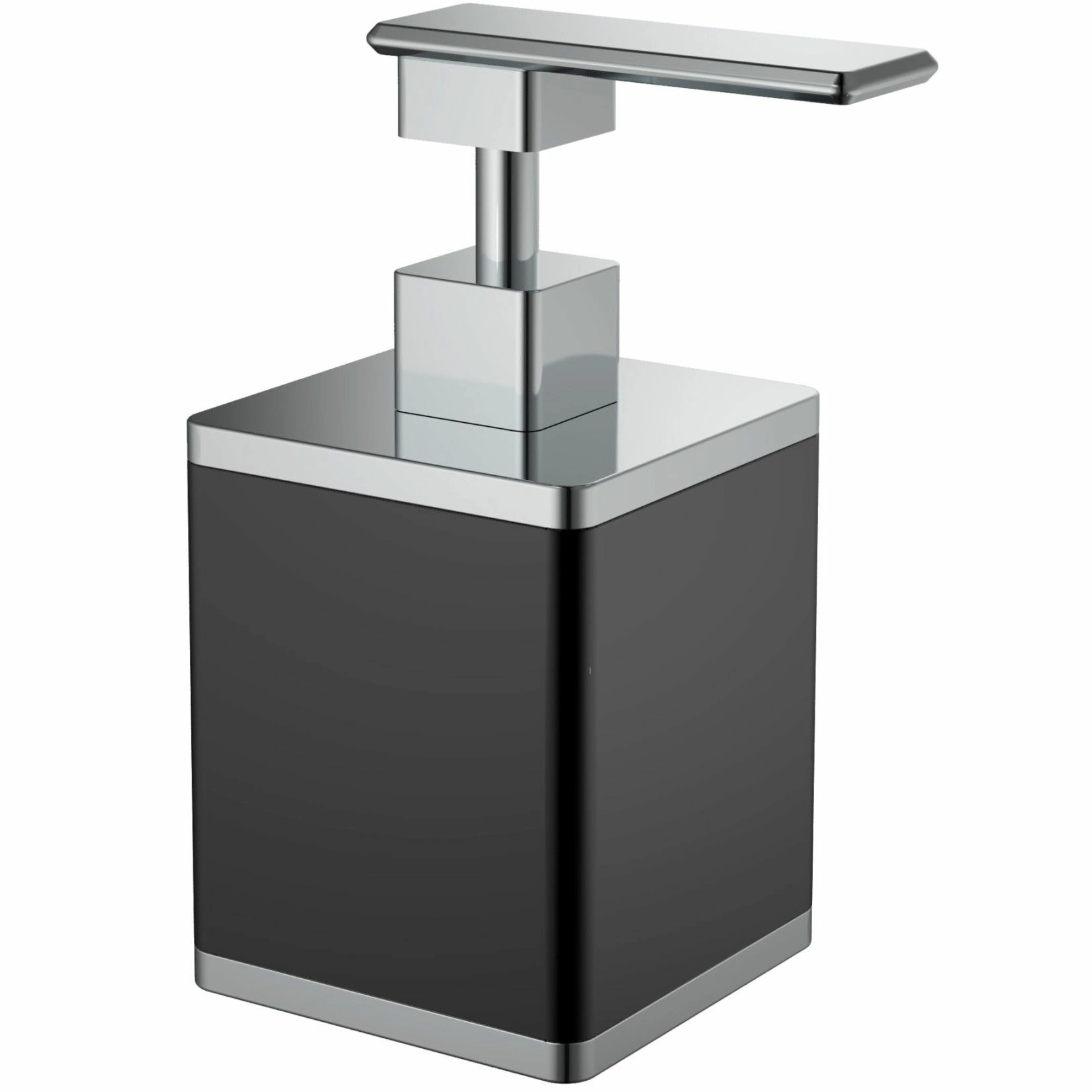 Диспенсер Boheme Qubic Black/Chrome, 10969-B-CR