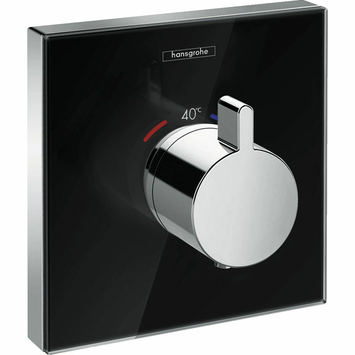 Термостат скрытого монтажа Hansgrohe ShowerSelect Highflow стеклянный, 15734600
