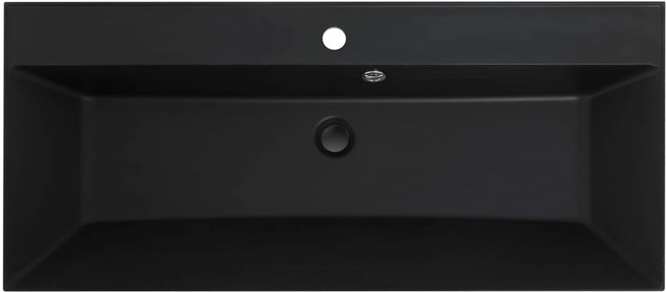 Раковина из искусственного камня BelBagno 100x45, BB1000/450-LV-ART-AST-NERO