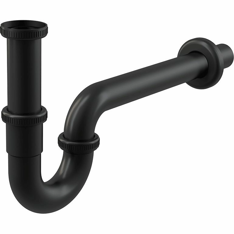 Сифон для умывальника Alcaplast, A4320BLACK