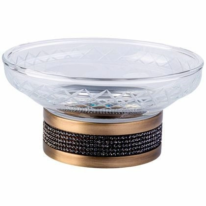 Настольная мыльница Boheme Royale Cristal Bronze, 10930-BR-B