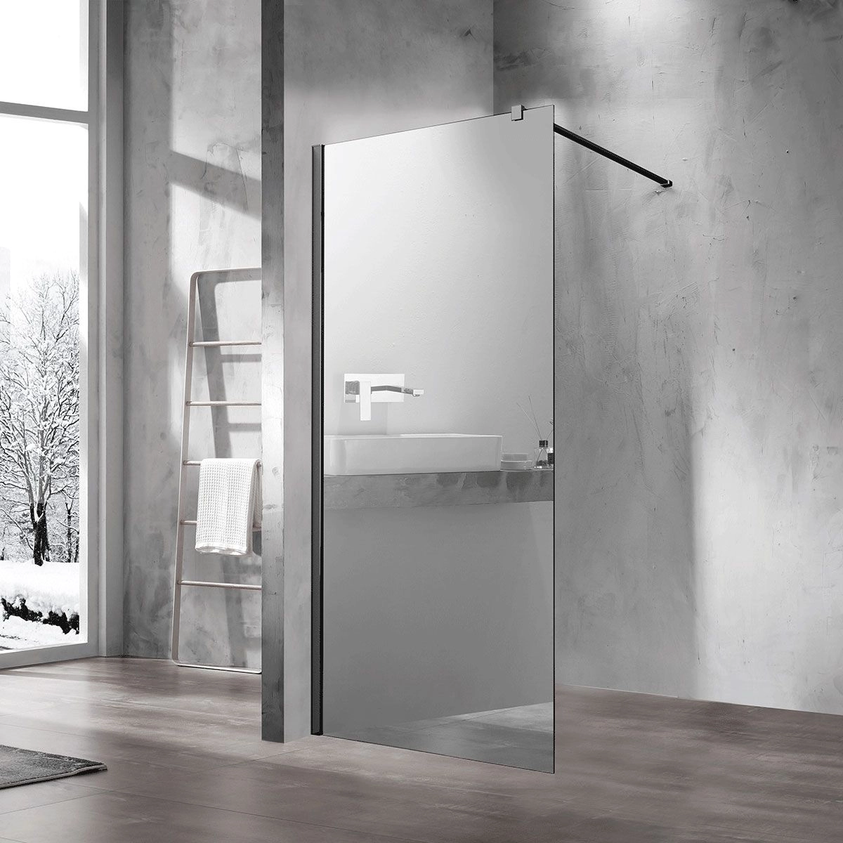 Душевая перегородка Vincea Walk-In 90, VSW-1H900MRB