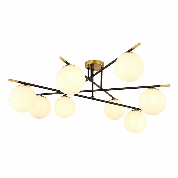 Потолочная люстра Arte Lamp Alcor, A2224PL-8BK