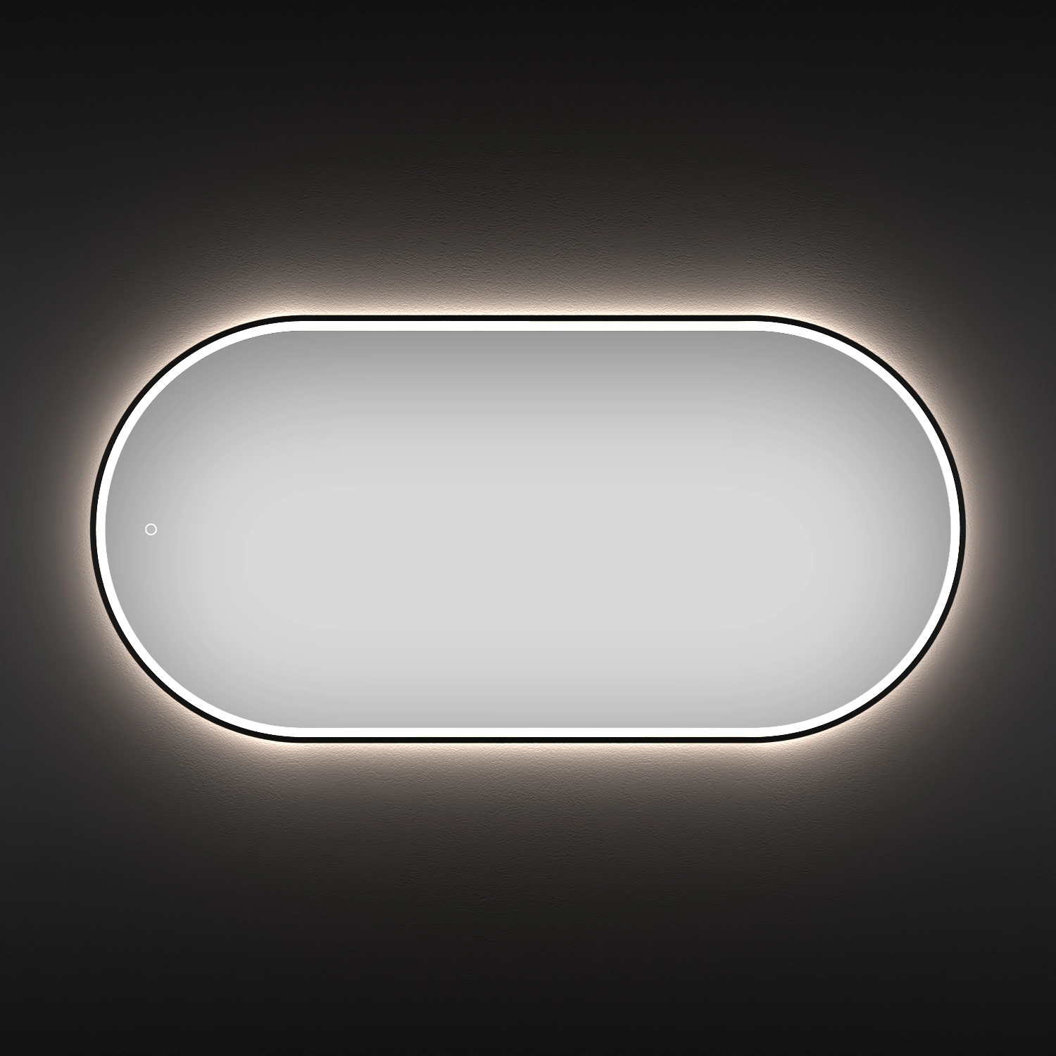 Овальное зеркало с фронтальной LED-подсветкой Wellsee 7 Rays' Spectrum