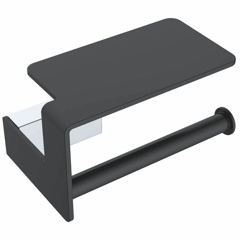 Держатель туалетной бумаги Boheme Q Chrome/Black, 10941-CR-B