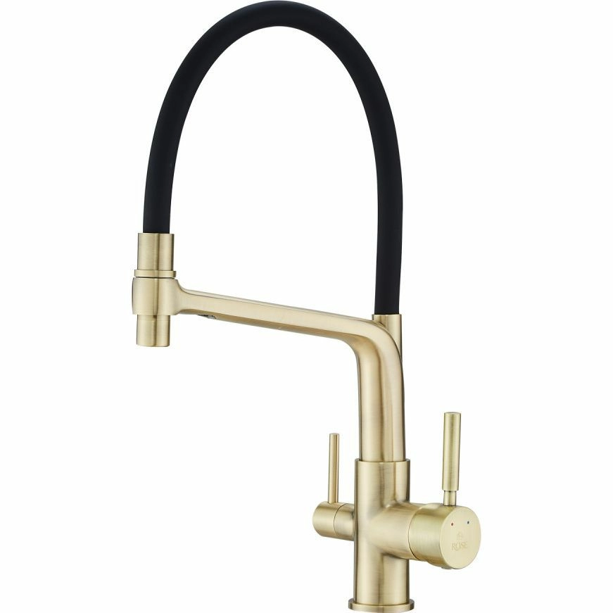 Смеситель для кухни с гибким изливом под фильтр Rose, R658Q