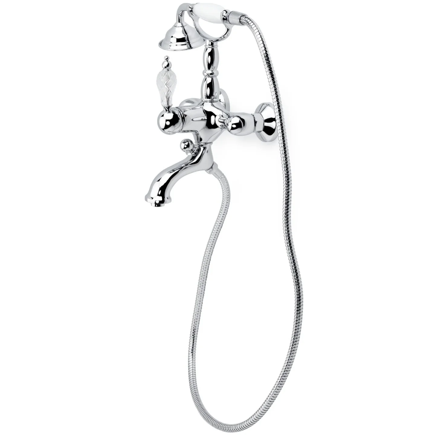 Смеситель для ванны Boheme Crystal Chrome, 263