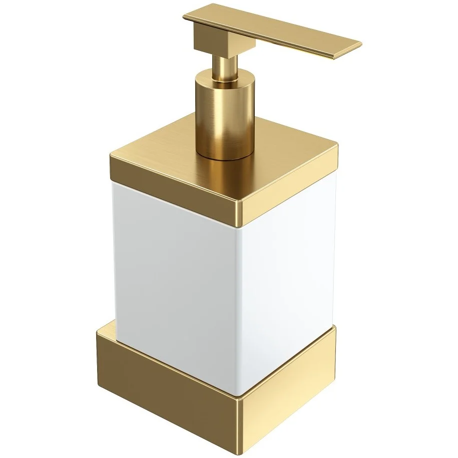 Диспенсер настенный Boheme Qubic Matt Gold, 10727-MG