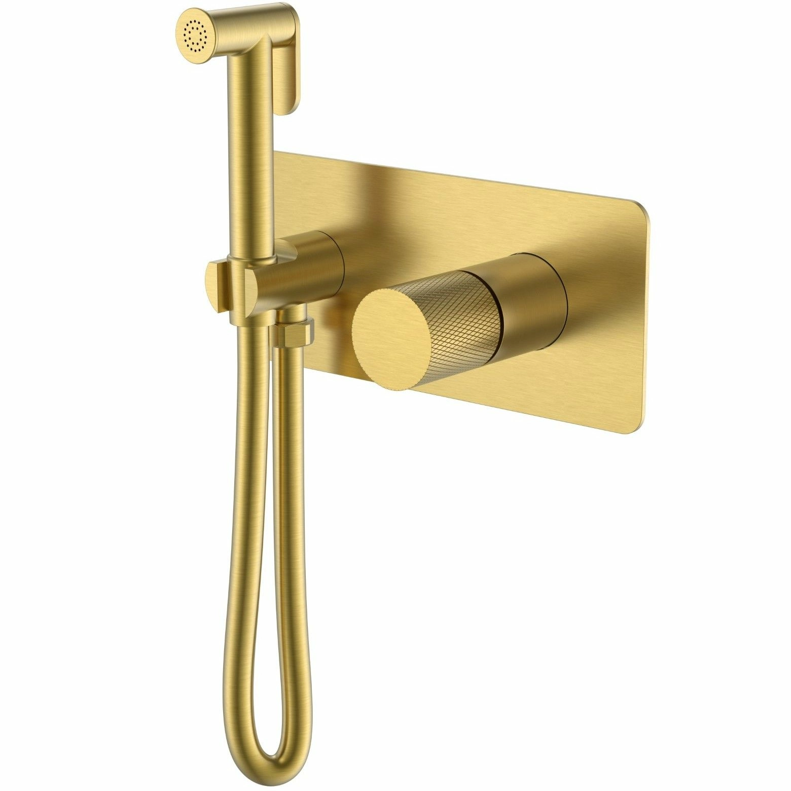 Смеситель гигиенический Boheme Stick Touch Matt Gold, 127-MG.2