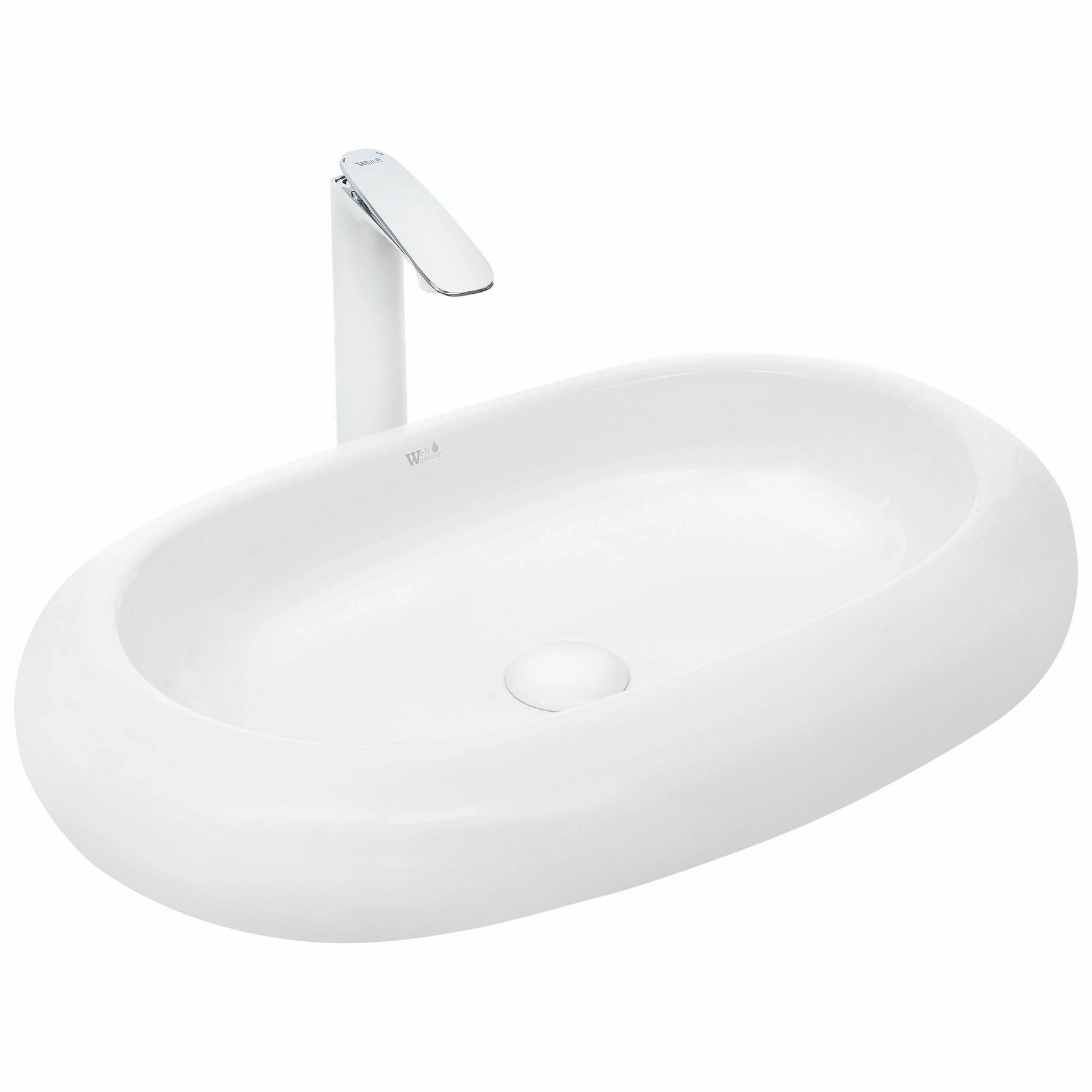 Раковина накладная WeltWasser 63.5x42, WW ELBACH 3075