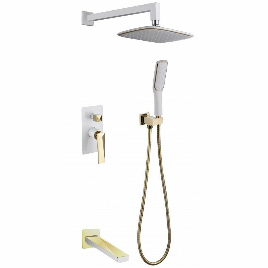 Душевая система Boheme Venturo White/Gold, 384-W-2