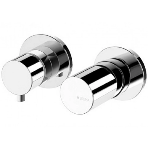 Смеситель скрытого монтажа на 2 отверстия с 3 выходами Bruma Adagio 193 142 1CR Chrome, 1931421CR