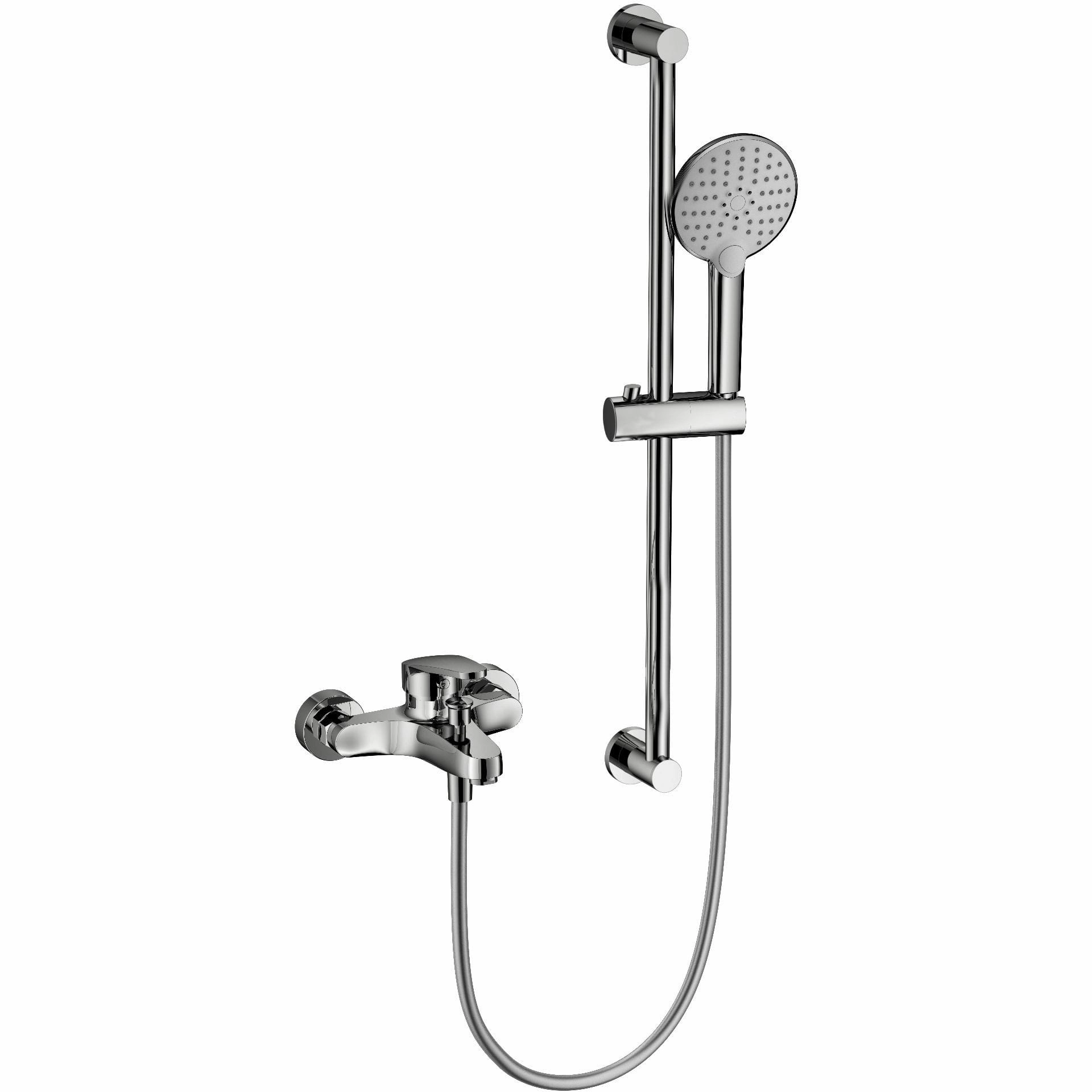 Смеситель для ванны с душевым гарнитуром Wonzon & Woghand хром, WW-C2501-CR