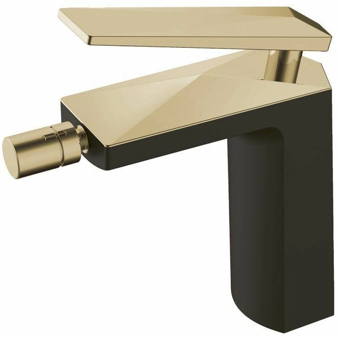Смеситель для биде Boheme Venturo Black/Gold, 386-B