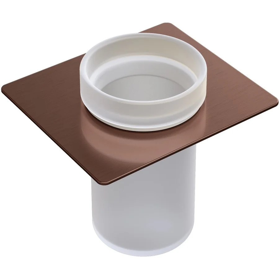 Стакан для полки Boheme Uno Copper Brushed, 10966-CB-TUM