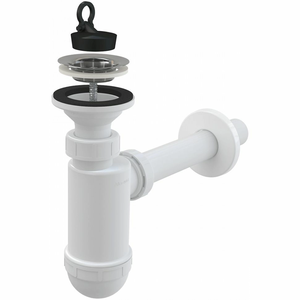 Сифон для умывальника Alcaplast, A410-BL-01