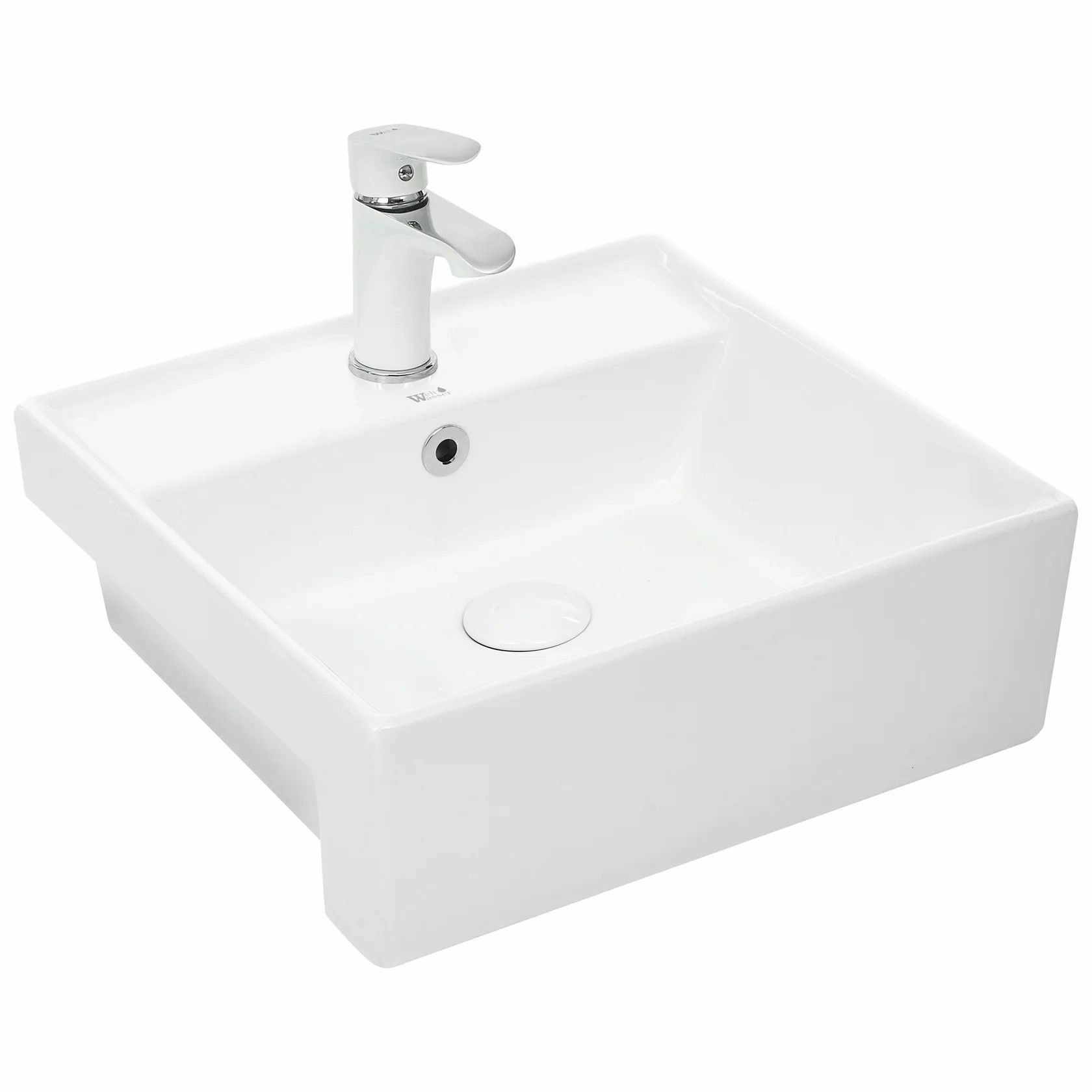 Раковина врезная WeltWasser 41x41, WW DEILBACH 4010