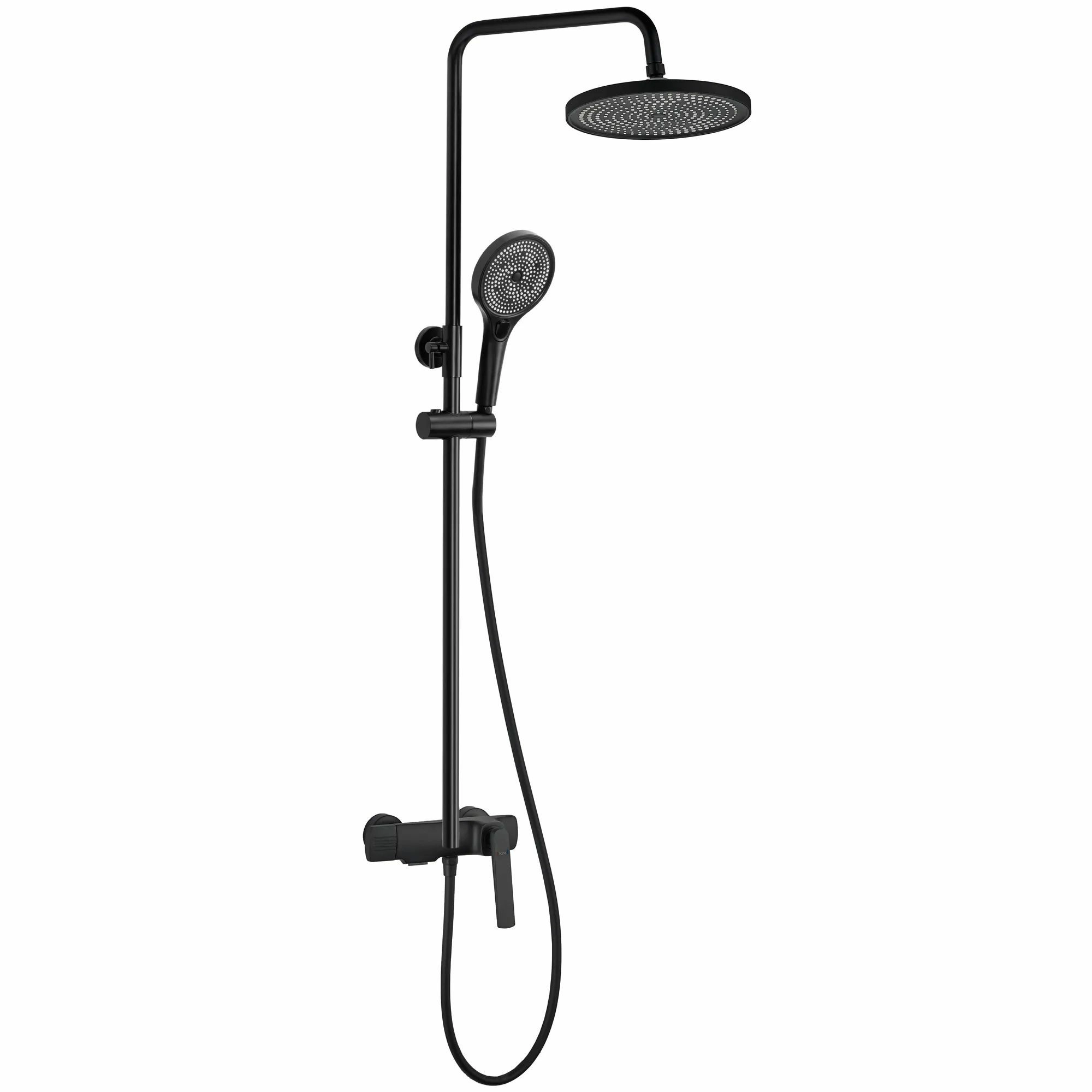 Душевая система Rea Rebel Black, REA-P2416