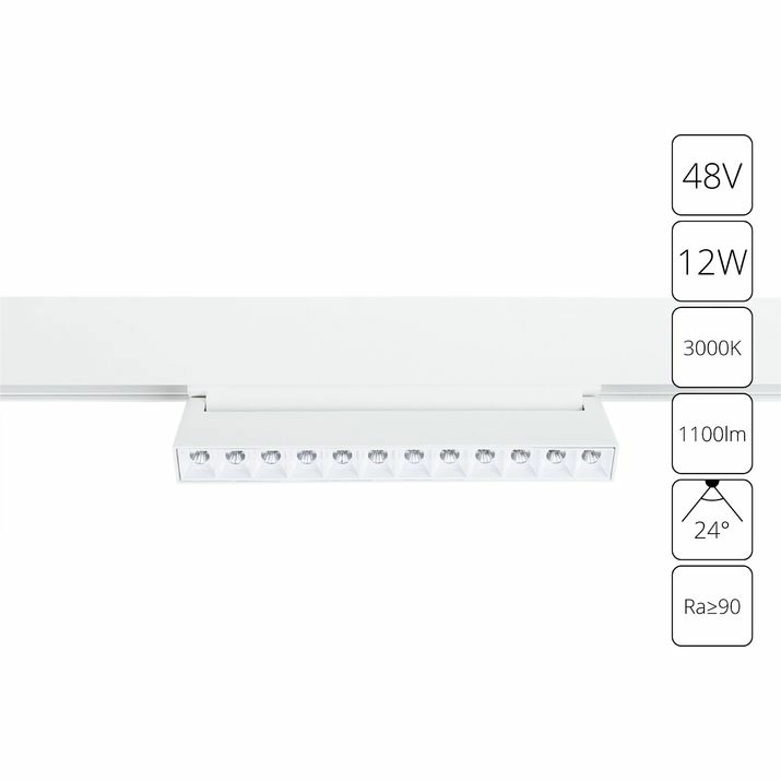 Магнитный трековый светильник Arte Lamp Linea, A4678PL-1WH