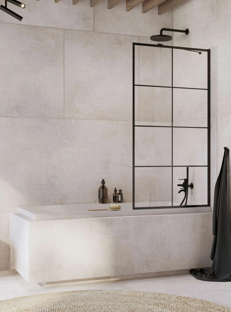 Шторка для ванны Radaway Idea Black PNJ Factory
