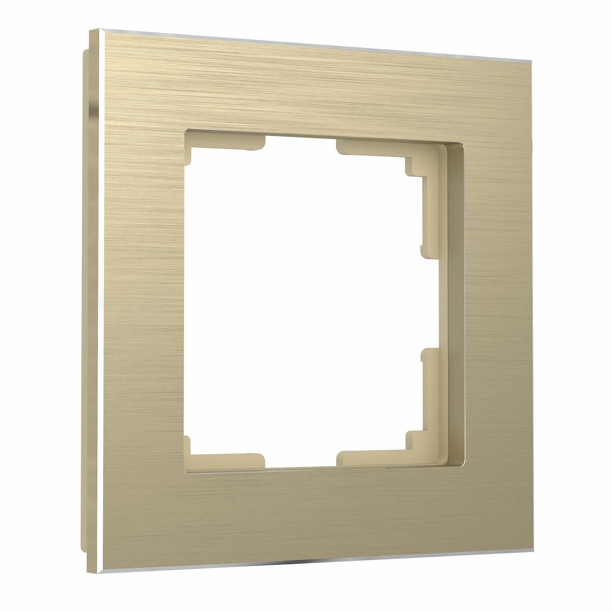Рамка на 1 пост Werkel Aluminium W0011711 (шампань алюминий)