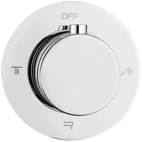 Дивертор встраиваемый 3 режима Boheme Uno Chrome, 624/3-CR
