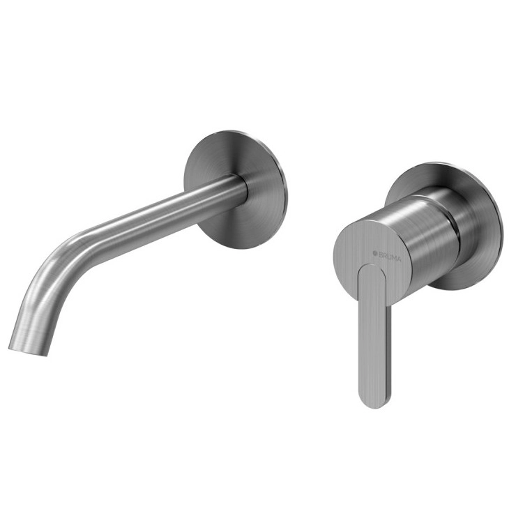 Внешняя часть смесителя для раковины Bruma X-Alpha E186 850 1IS Satin Stainless Steel, E1868501IS