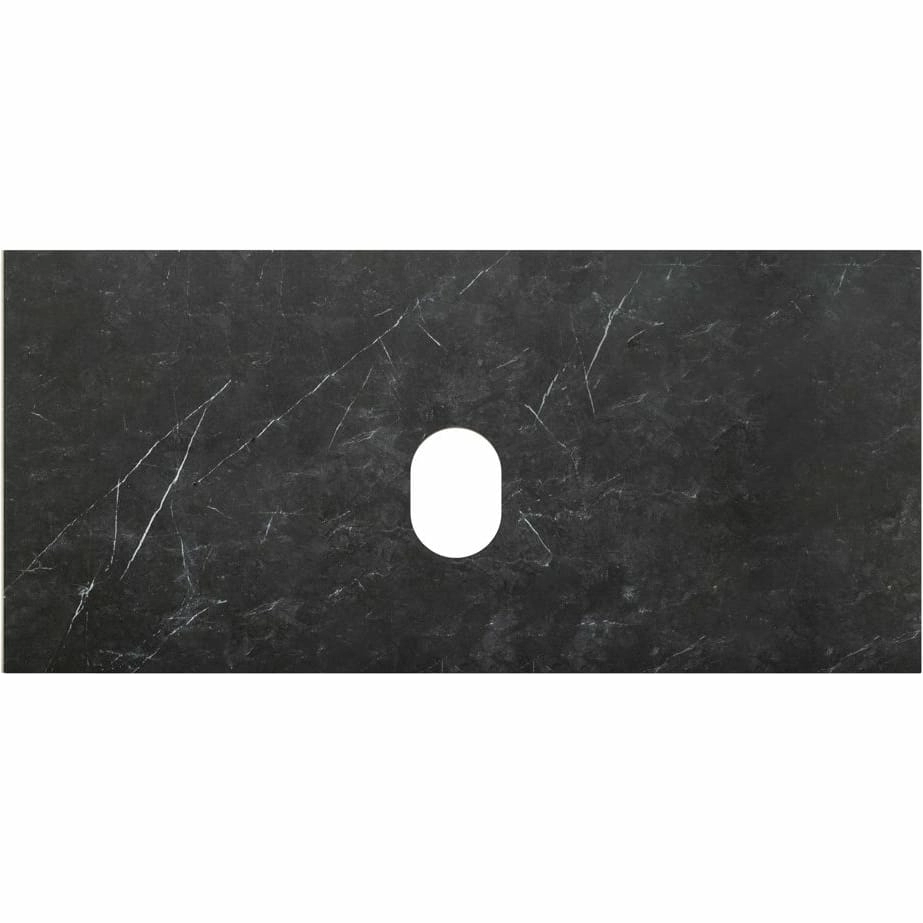 Столешница из керамогранита BelBagno 100x46 Marmo Nero Opaco, KEP-100-MNO-W0