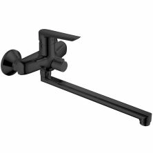Смеситель для ванны с аксессуарами Esko Lagos Black, LG31B