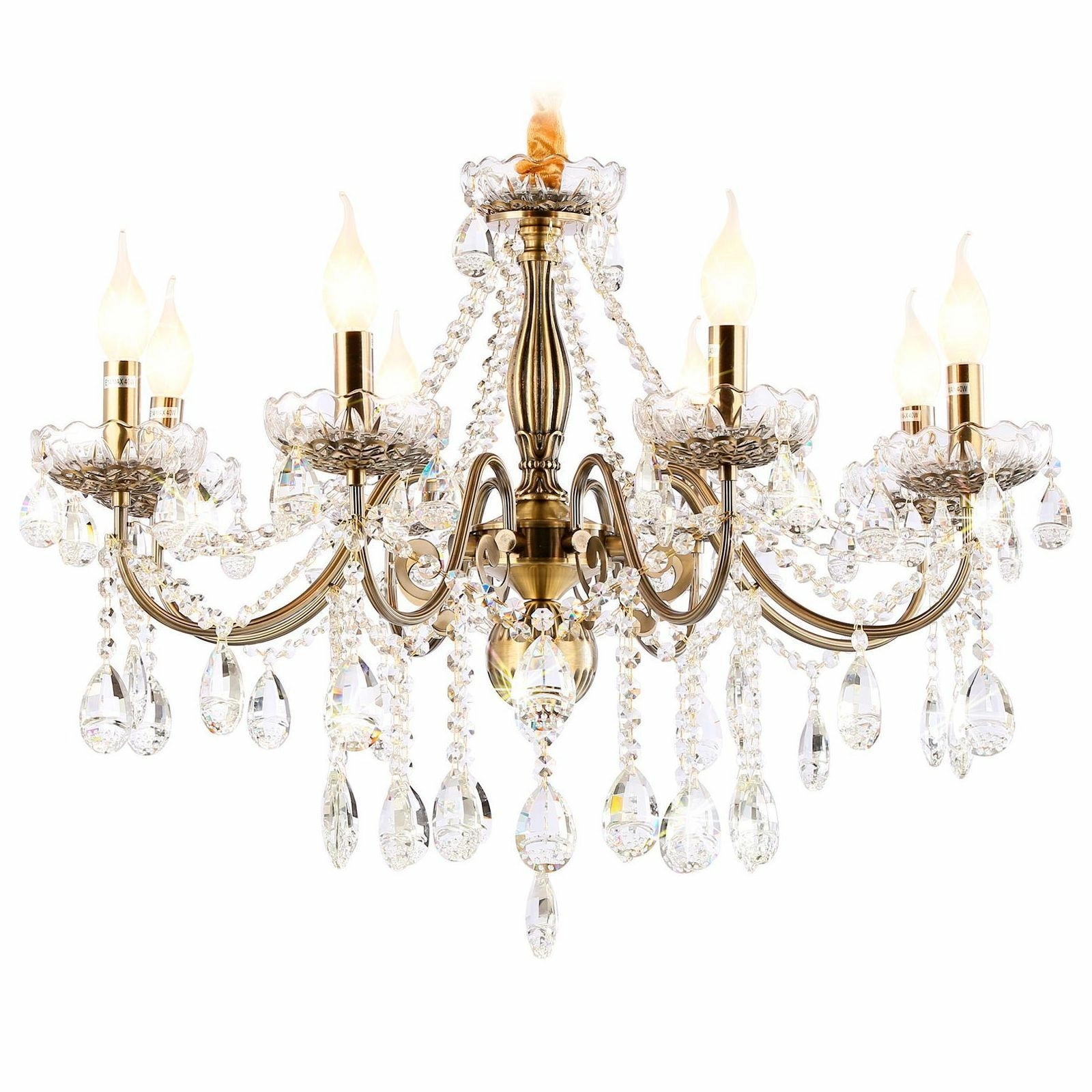 Подвесная классическая люстра с хрусталем Ambrella Traditional Classic, TR4950