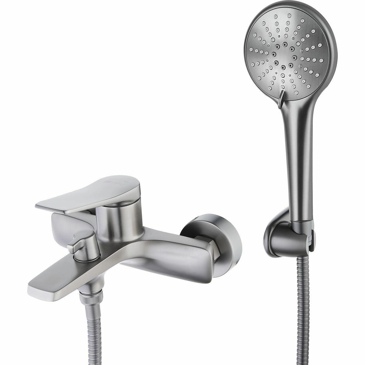 Смеситель для ванны с коротким изливом с аксессуарами Lemark Bronx, LM3714GM