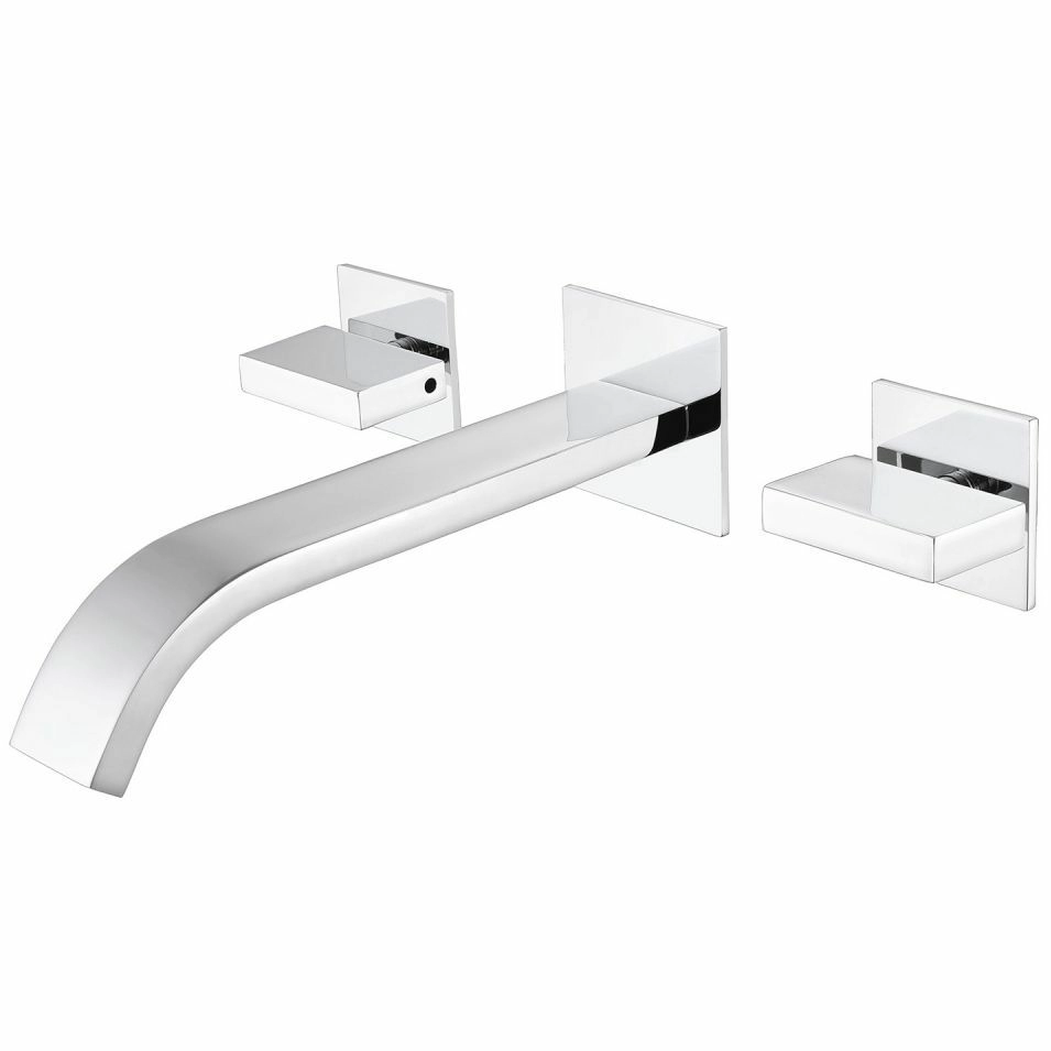 Смеситель для раковины скрытого монтажа Abber Wasserfall хром, AF8612