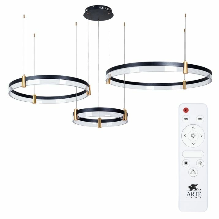 Подвесная люстра Arte Lamp Mercury, A2185SP-3BK