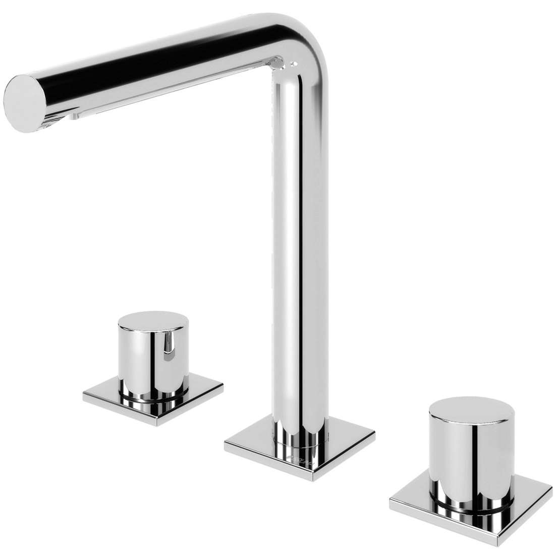 Смеситель для раковины на 3 отверстия Bruma Lusa 101 250 2CR Chrome, 1012502CR