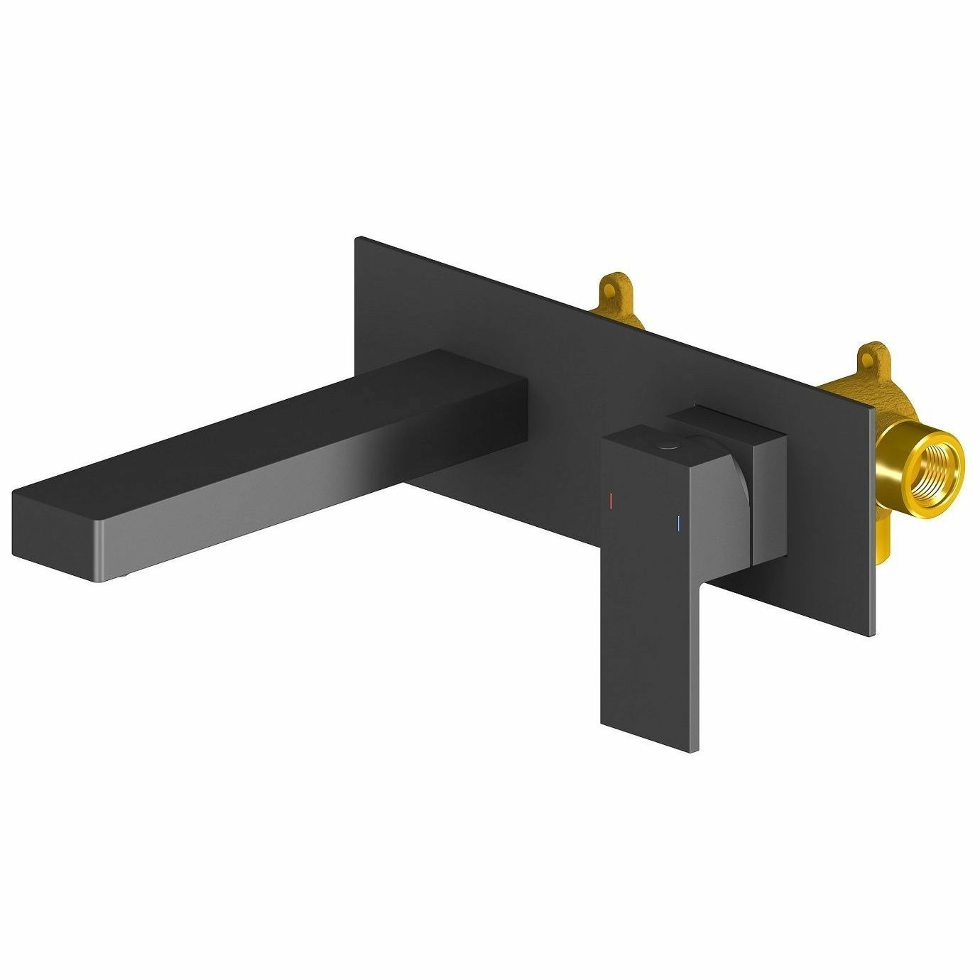 Смеситель для раковины встроенный Timo Selene Black, 2071/03SM