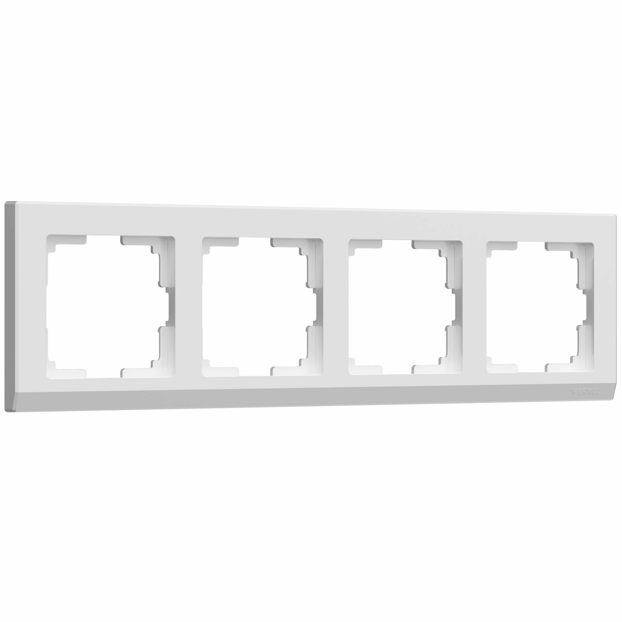 Рамка на 4 поста Werkel Stark W0041801 (белый)