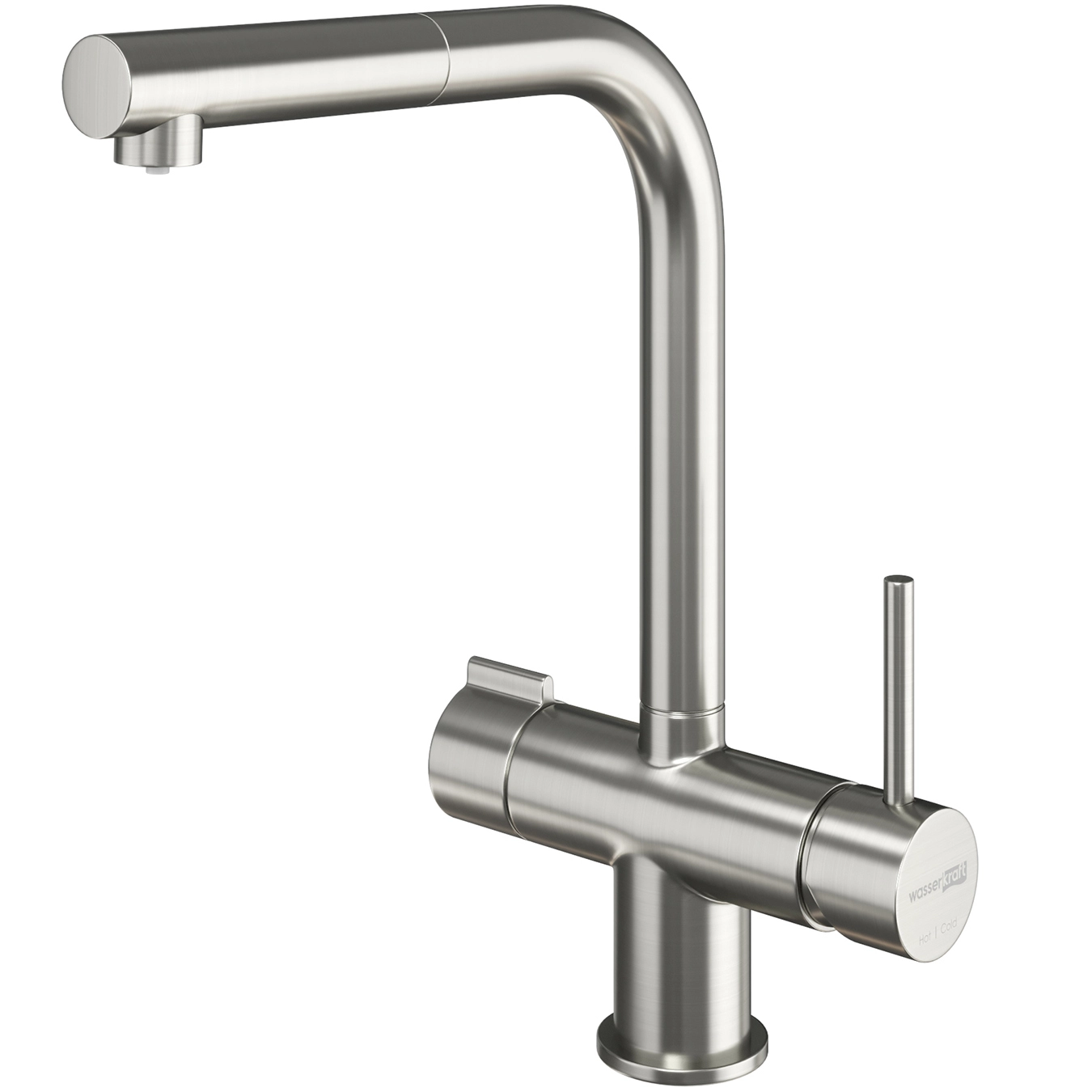 Смеситель для кухни под фильтр с выдвижной лейкой WasserKRAFT, A8927