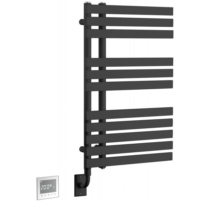 Полотенцесушитель электрический Boheme Venturo Matt Black 90x50, 721-B