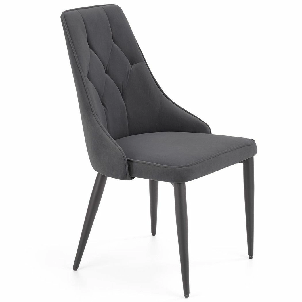 Стул Halmar K365 серый/черный, V-CH-K/365-KR-POPIEL