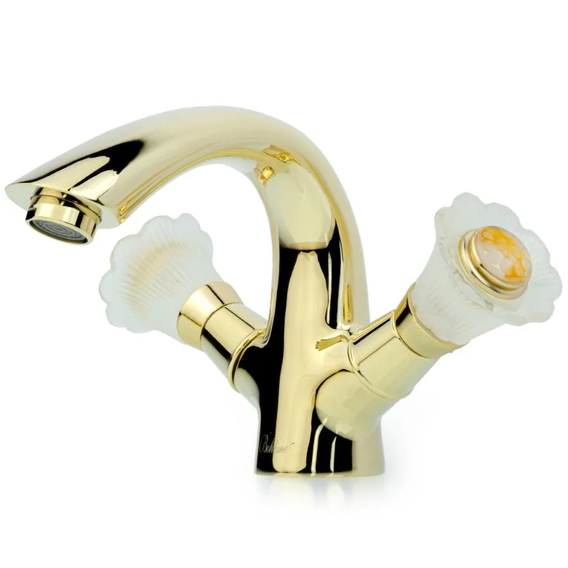 Смеситель для умывальника Boheme Camelia Gold, 297