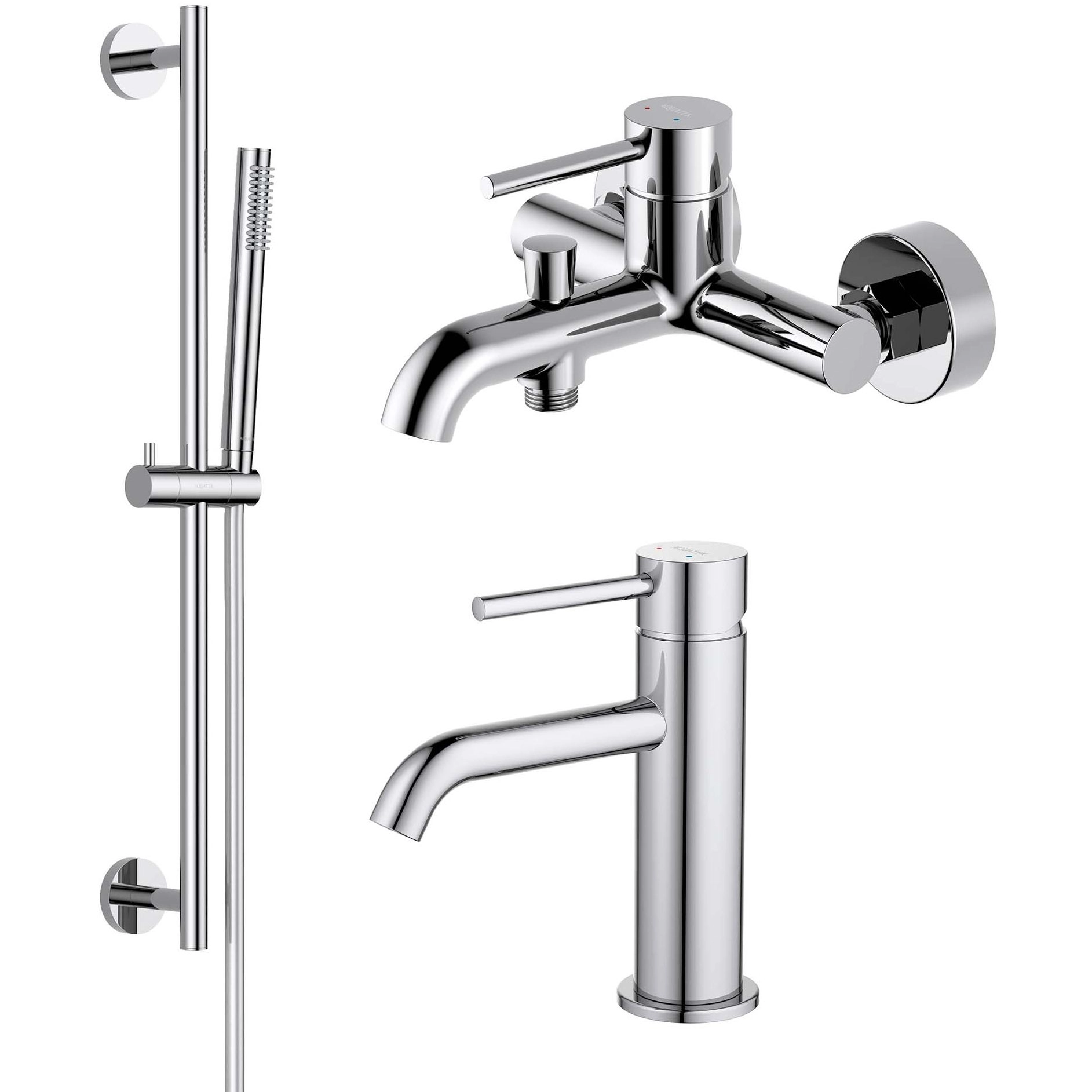 Комплект для ванны Aquatek Европа 3 в 1, AQ1330CR